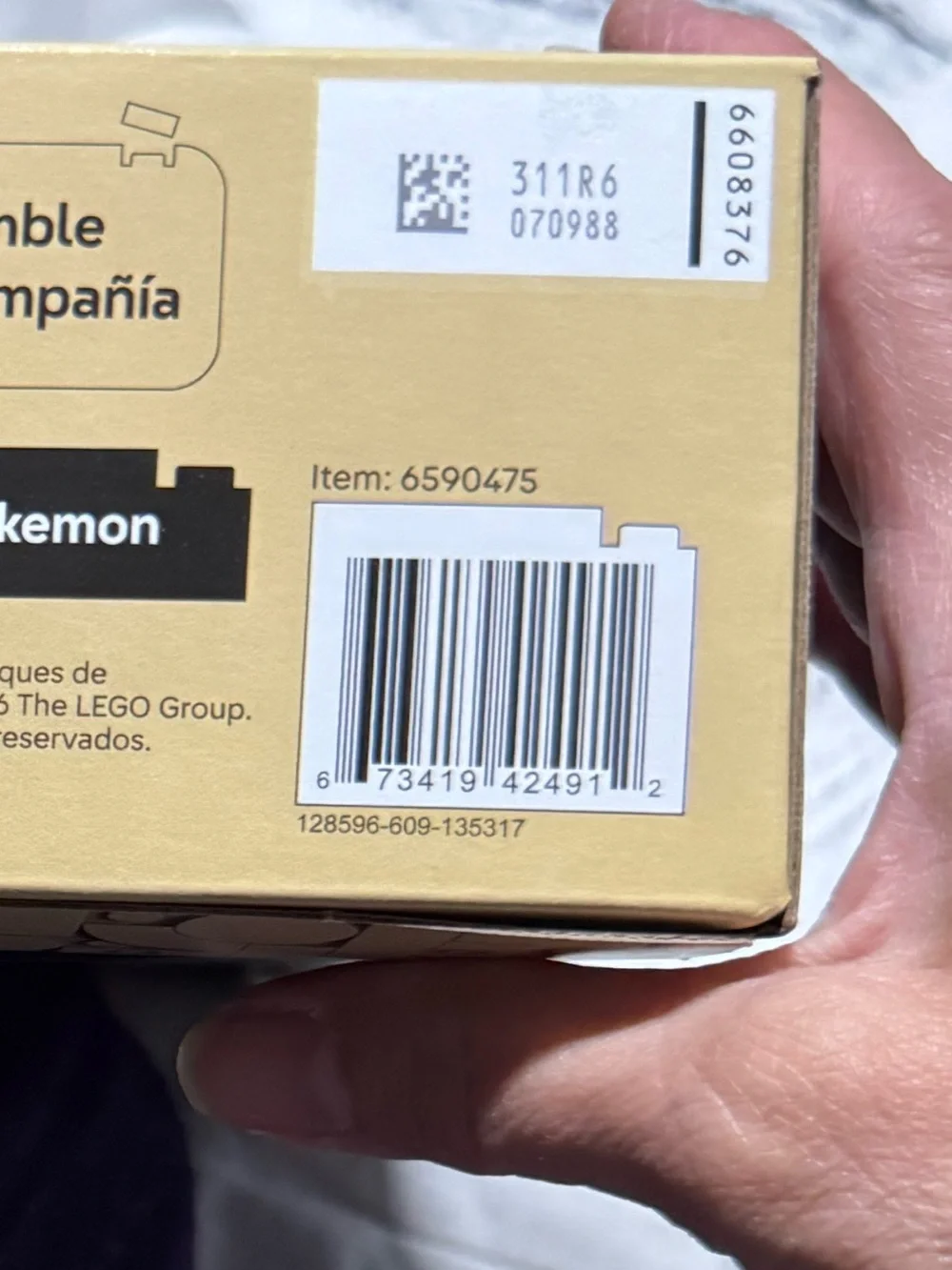 Lego Eevee Buildable Figure - Brown and Tan
